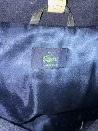 Chaqueta Lana Lacoste Vintage Talla XXL