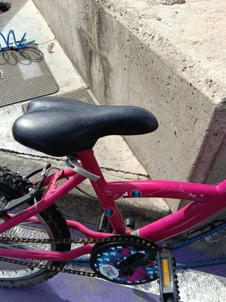 Bicicleta infantil rosa