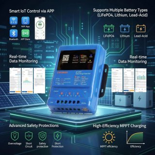 Regulador Carga Solar MPPT LTM Series 30A
