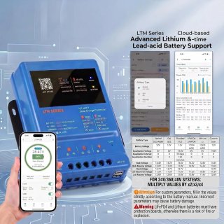 Regulador Carga Solar MPPT LTM Series 30A