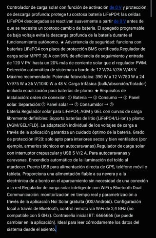 Regulador Carga Solar MPPT LTM Series 30A