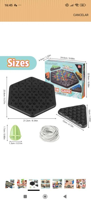 Juego de mesa Chain Game de estrategia
