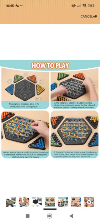 Juego de mesa Chain Game de estrategia