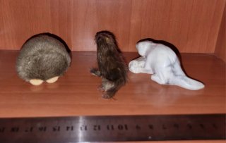 Colección 3 figuras pequeños animales