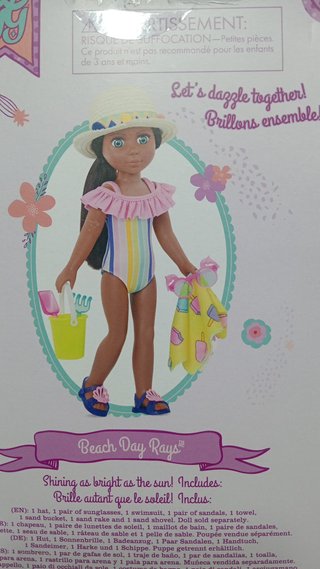 Conjunto Glitter Girls Beach Day Rays 36 cm