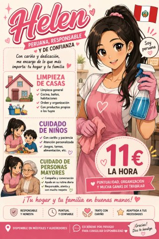 Helen te ayuda en casa