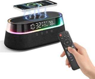 Altavoz Bluetooth Carga Inalámbrica Despertador