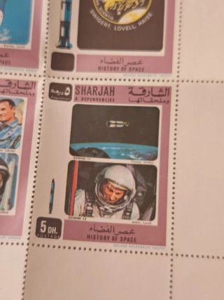 Sellos Historia del Espacio APOLO 13 6 uds