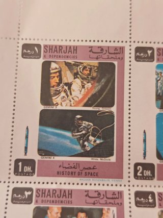 Sellos Historia del Espacio APOLO 13 6 uds