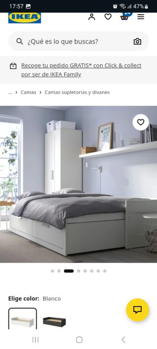 Diván Cama Doble con Cajones