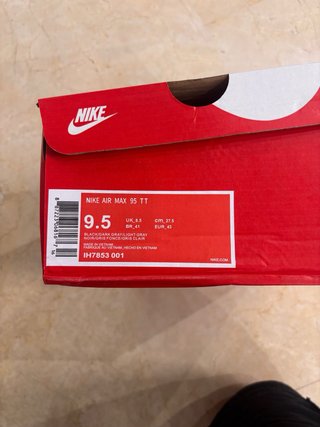 Nike Air Max 95 Zapatillas Negras y Grises