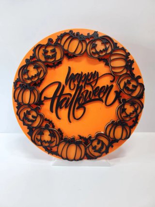 Decoración Halloween Calabazas Puerta/Pared