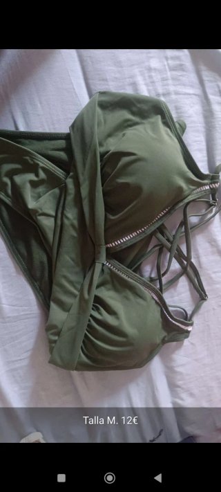 Traje de baño verde Talla M