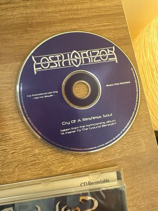 Lost Horizon - Cry Of A Restless Soul CD FIRMADO