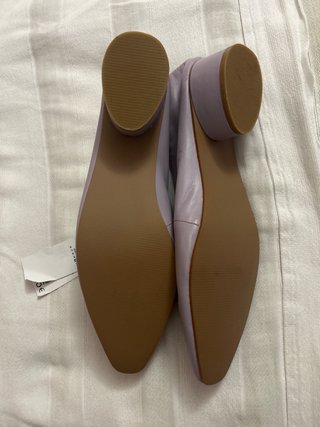 Zapatos piel lila