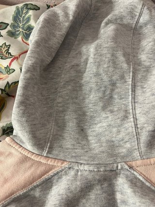 Sudadera Nike Air Gris, Rosa y Blanca