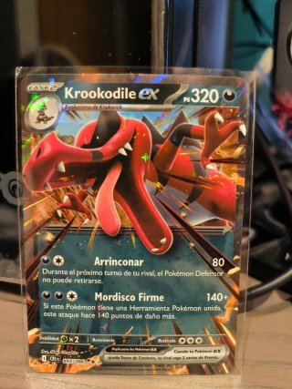 Carta Pokémon Krookodile EX CRI 055/086