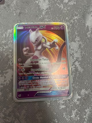 Mewtwo GX Carta Pokémon NEGOCIABLE