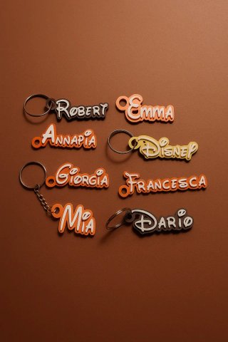Llavero Nombre Personalizado Disney