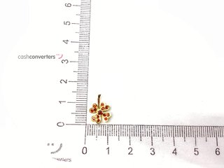 colgante oro 18k con piedra con circonita