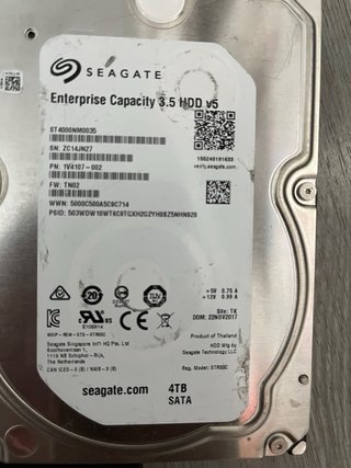 Lote 7 discos duros 4TB PARA PIEZAS 14JN27