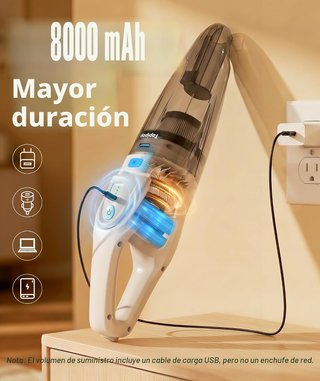 SIN ABRIR Aspiradora de Mano 25000Pa 8000mAh