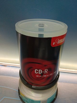 lote CD-R caja incompleta + 2 bobinas incompleta