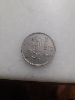 Moneda 25 PTAS España Corona