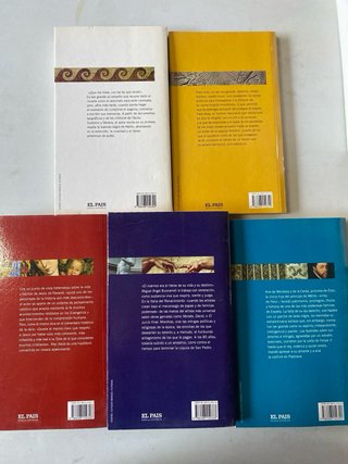 Lote 5 libros editorial El Pais (26-30)