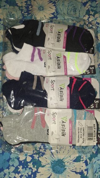 Lote 12 pares calcetines SEMI mujer