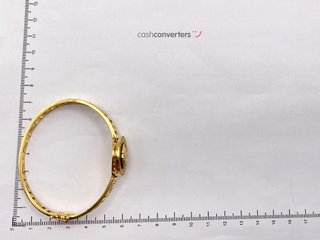 brazalete oro 18k con circonita