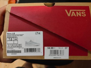 Vans Vero LS Talla 37 Nuevas