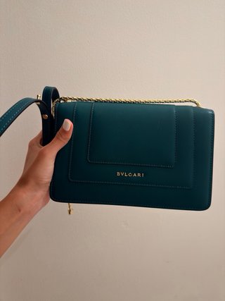 Bolso Bulgari Serpenti Teal Multicolor