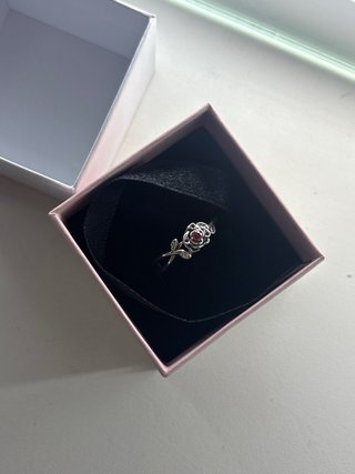 Anillo Pandora Rosa Plata