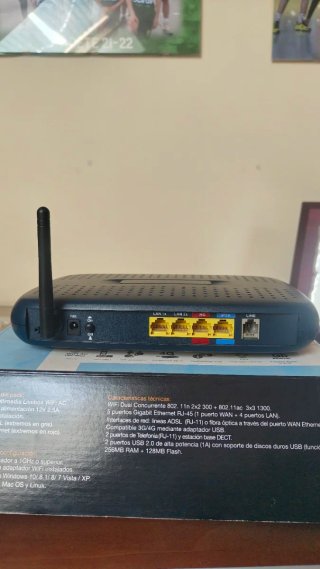 Router JAZZTEL Home Gateway HG536+