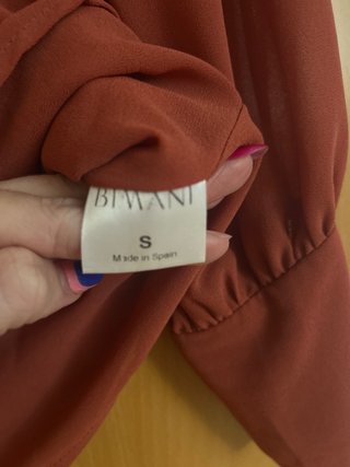 Camisa Bimani color terratoca