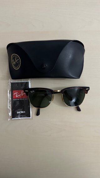 Gafas de Sol Ray-Ban Clubmaster Marrón/Dorado