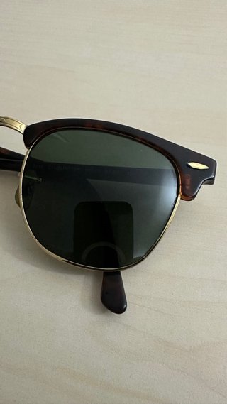 Gafas de Sol Ray-Ban Clubmaster Marrón/Dorado