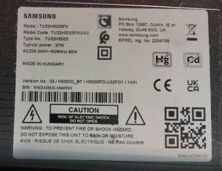 Despiece TV Samsung TU32H5005FK