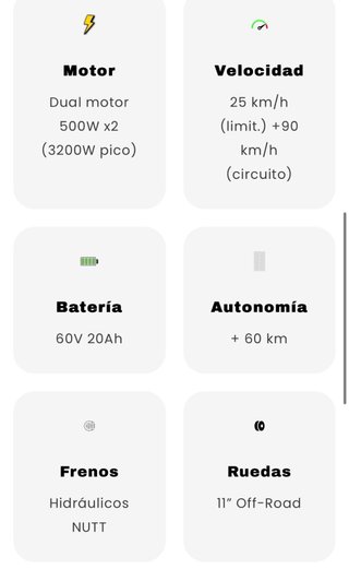 M41 Armored One Scooter Eléctrico Nuevo