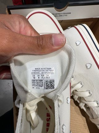 Converse All Star Corazones Talla 41.5