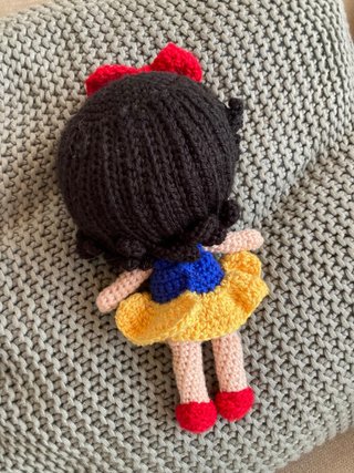 Blancanieves Amigurumi Muñeca Crochet