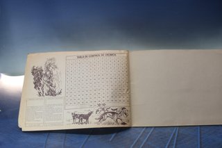Álbum de cromos: Monstruos. Mundicromo, 1986. Incompleto.