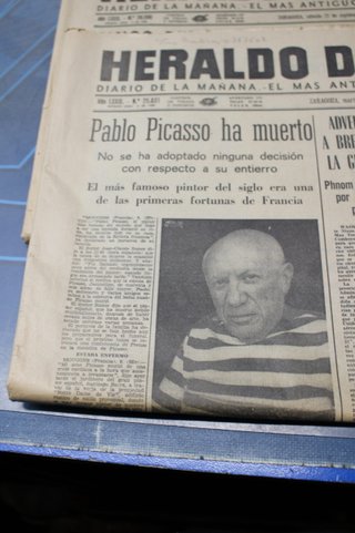 Heraldo de Aragón. Periódicos antiguos. Años 40, 50 y 70.