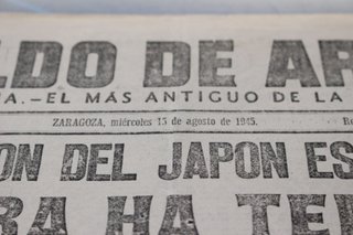 Heraldo de Aragón. Periódicos antiguos. Años 40, 50 y 70.