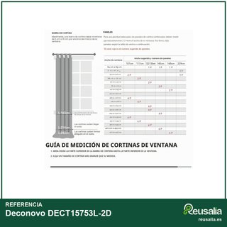 Deconovo cortinas salón aislante térmico