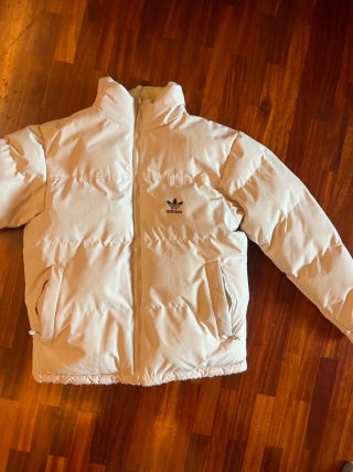 Chaqueta Adidas Beige Borrego