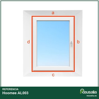Hoomee cubierta ventana 560cm aire acondicionado