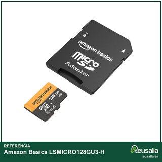 Amazon Basics 128GB Tarjeta microSD alta velocidad