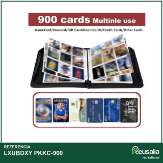 Álbum tarjetas colección 900 capacidad PU